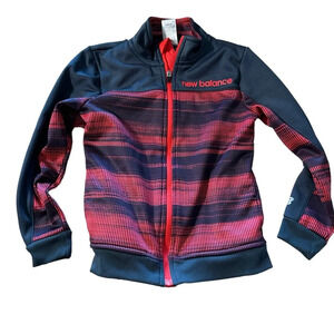 New Balance boys size 5 blue and red track jacket